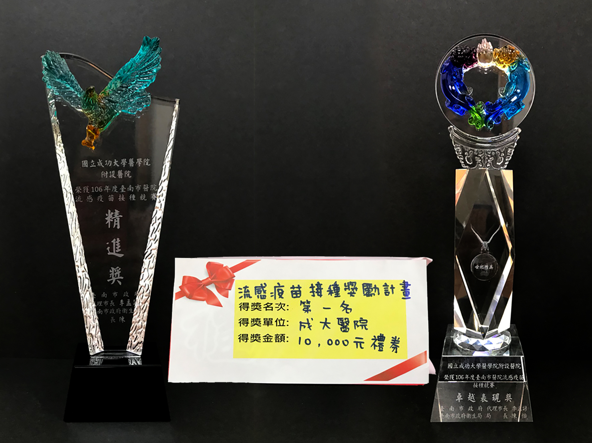 2017年台南市醫院流感疫苗接種競賽